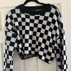 Checker Sweater